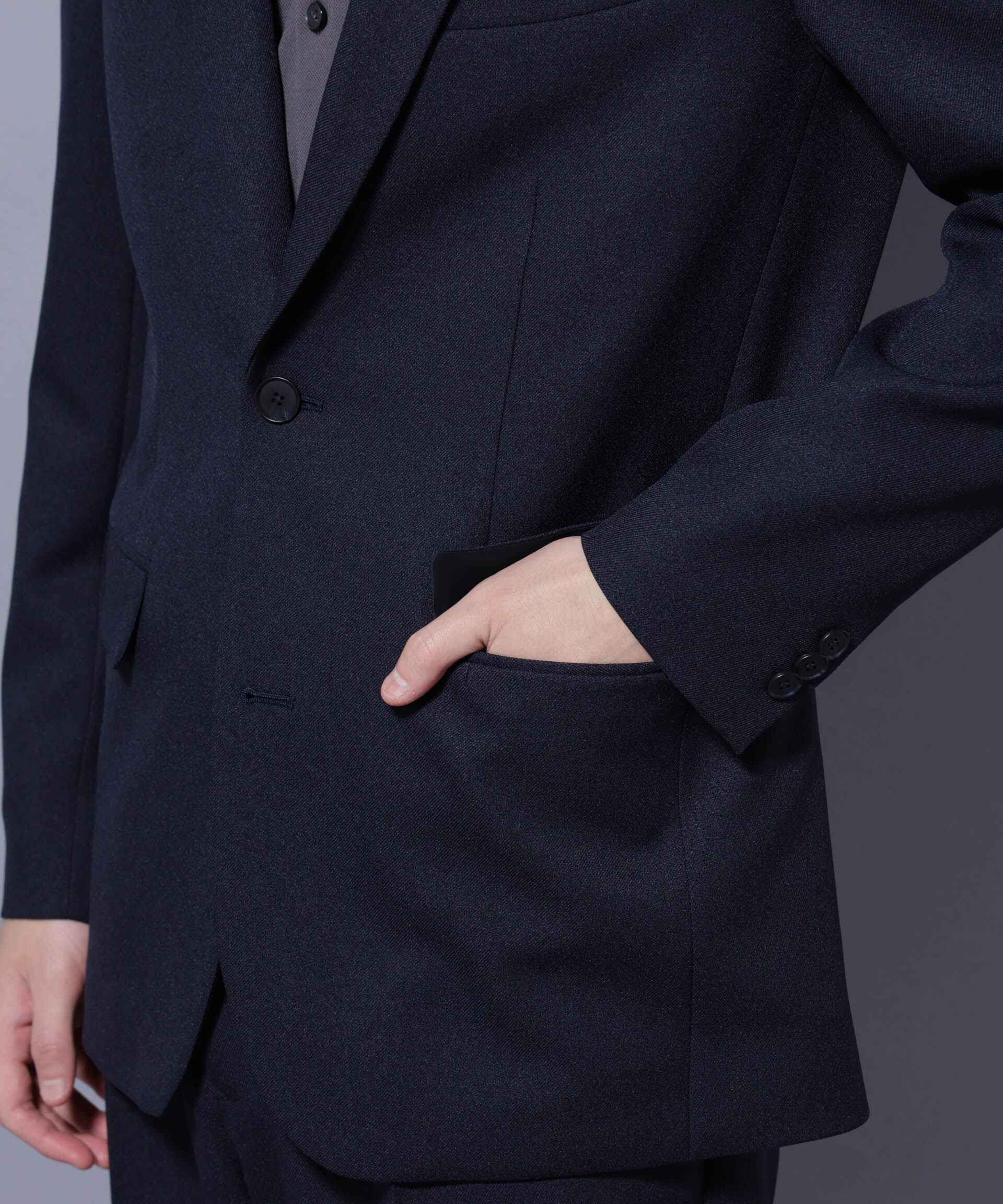 nano･universe「「Damerino」LANATEC(R) メランジツイルセットアップ」|スーツ|