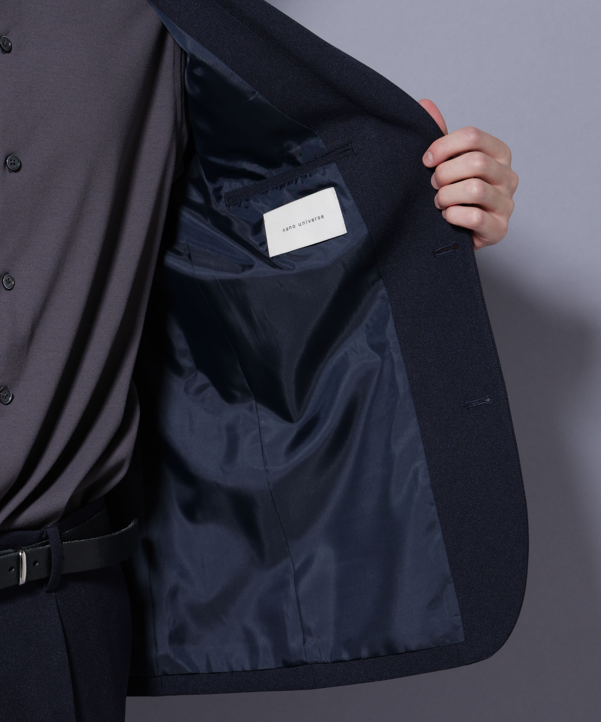 nano･universe「「Damerino」LANATEC(R) メランジツイルセットアップ」|スーツ|
