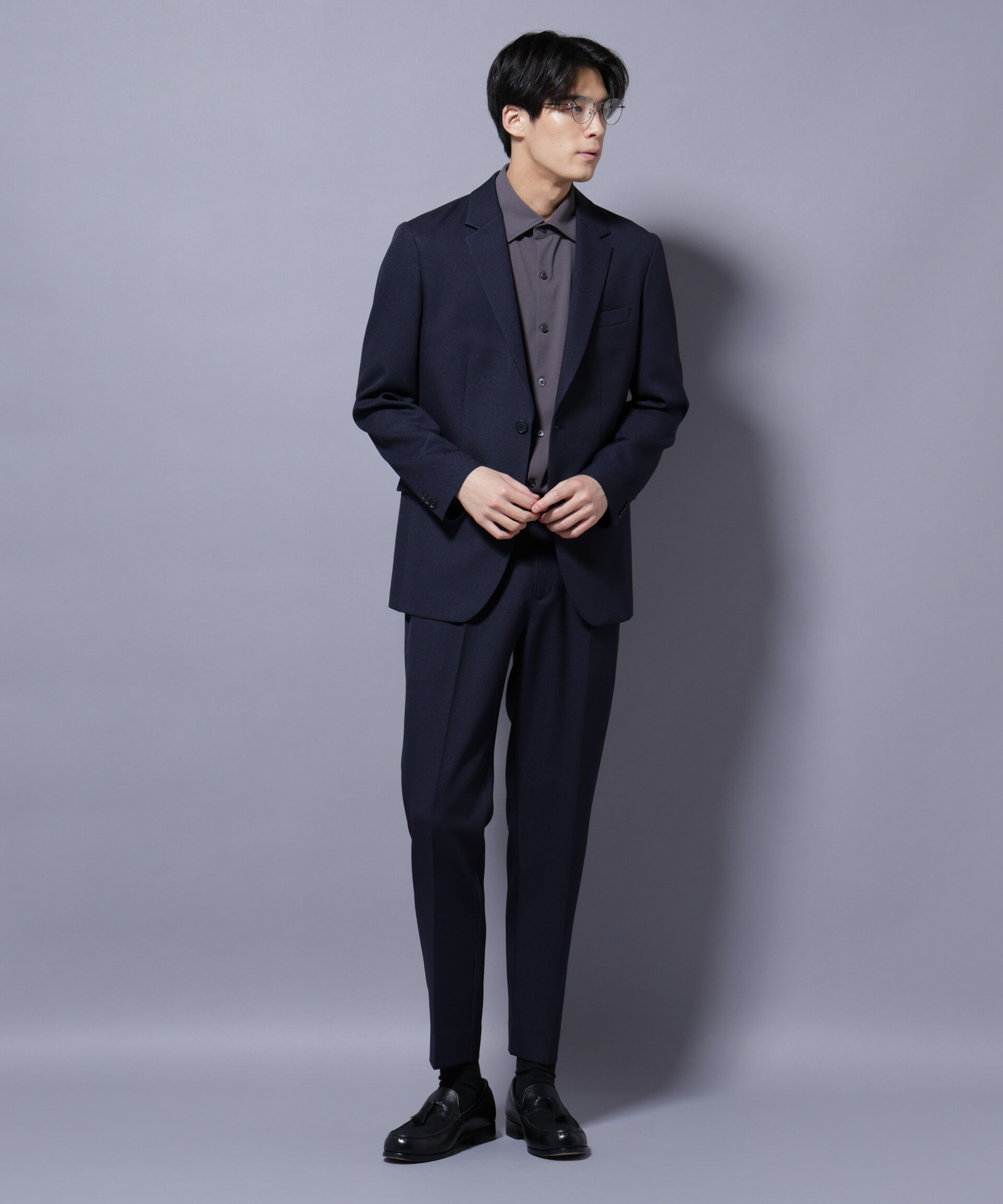 nano･universe「「Damerino」LANATEC(R) メランジツイルセットアップ」|スーツ|