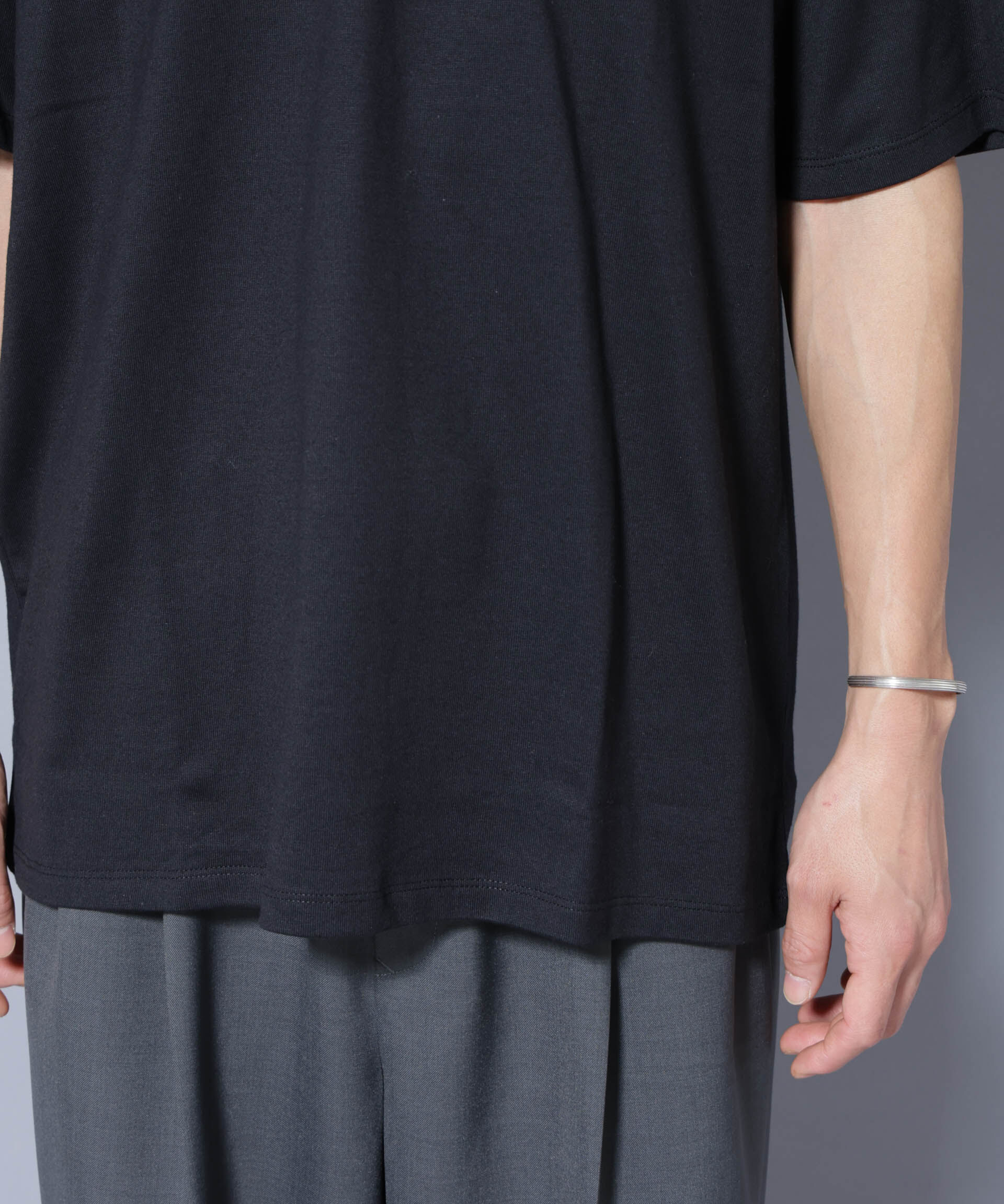 nano･universe「Anti Soaked(R) 汗染み防止 クルーネックレギュラーシルエットTシャツ」|Tシャツ・カットソー|