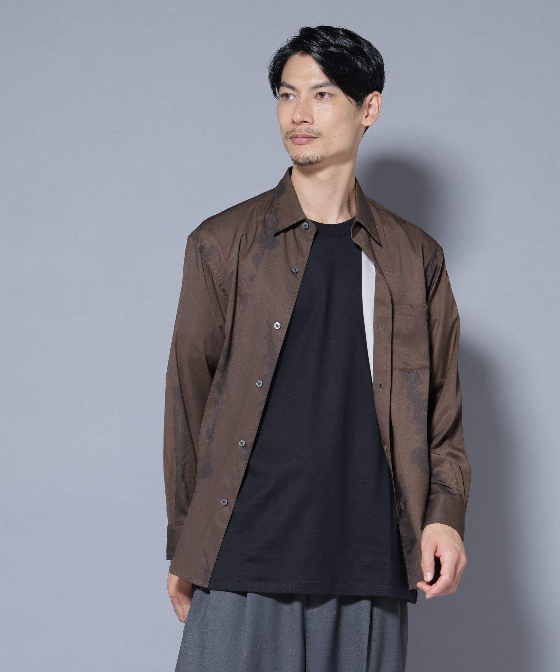 nano･universe「Anti Soaked(R) 汗染み防止 クルーネックレギュラーシルエットTシャツ」|Tシャツ・カットソー|