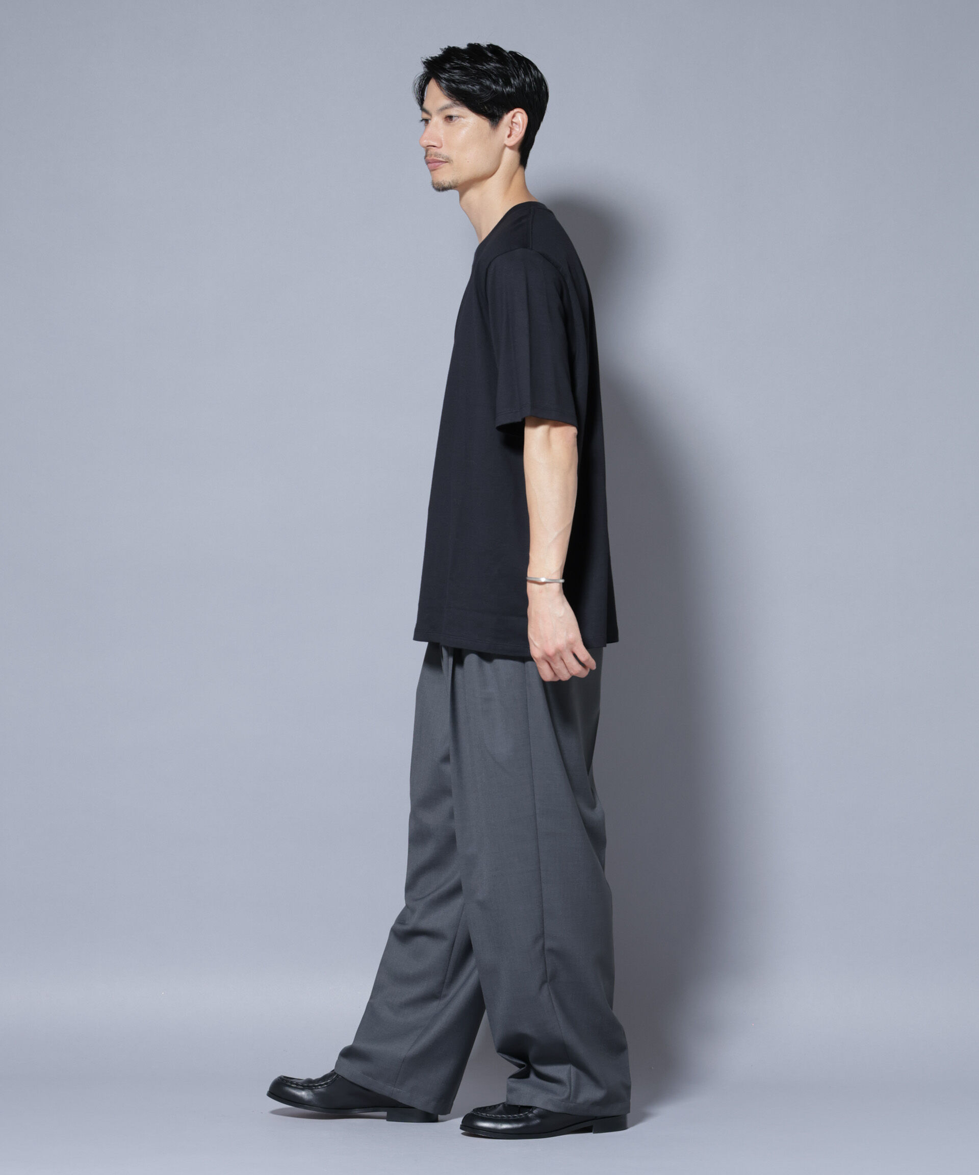 nano･universe「Anti Soaked(R) 汗染み防止 クルーネックレギュラーシルエットTシャツ」|Tシャツ・カットソー|