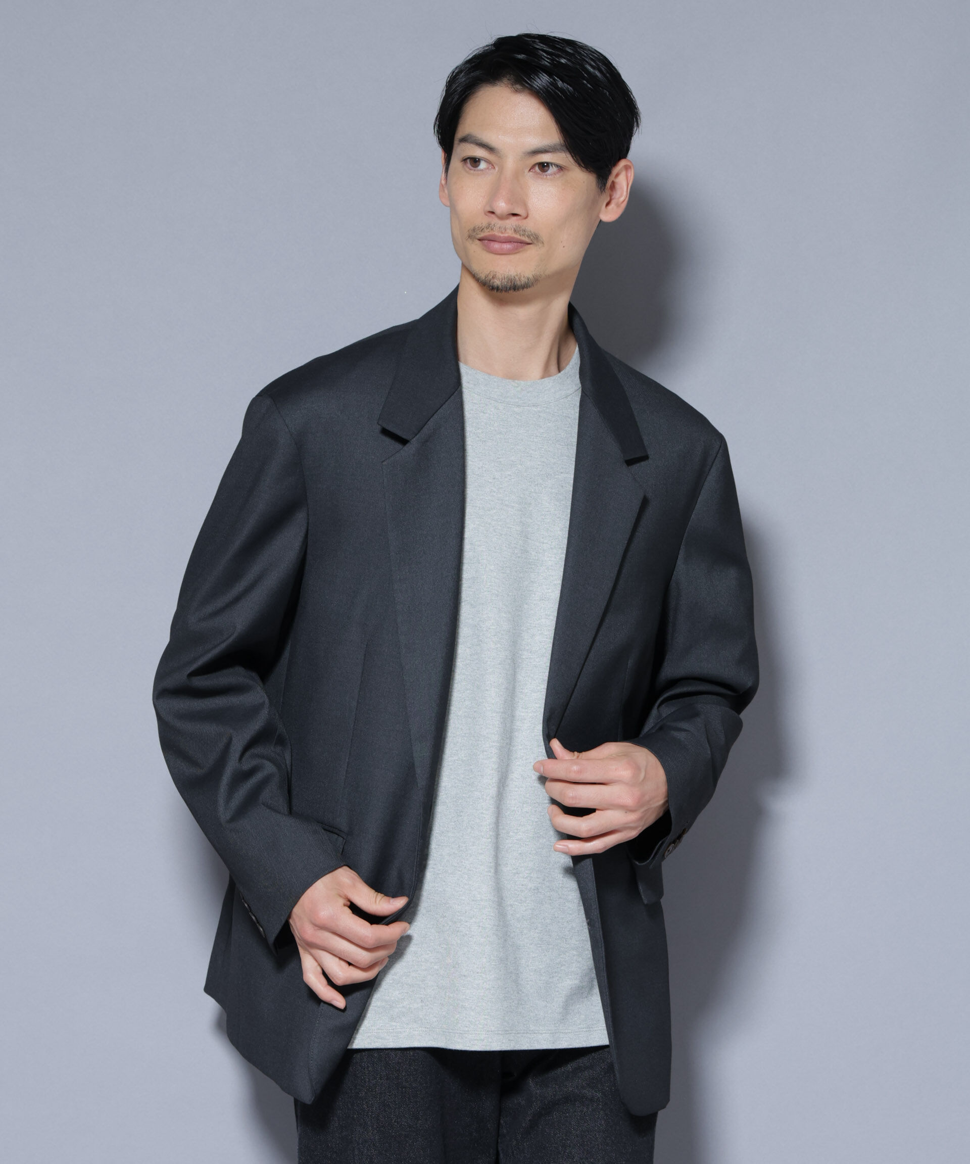 nano･universe「Anti Soaked(R) 汗染み防止 クルーネックレギュラーシルエットTシャツ」|Tシャツ・カットソー|