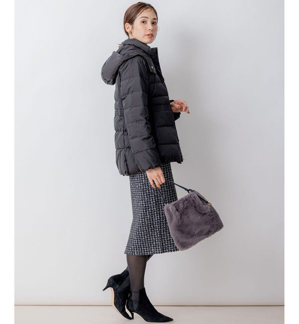 組曲「【洗える・2WAY】ライトタフタショートダウン」|ダウン|