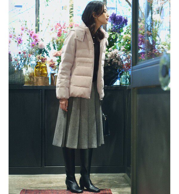 組曲「【洗える・2WAY】ライトタフタショートダウン」|ダウン|