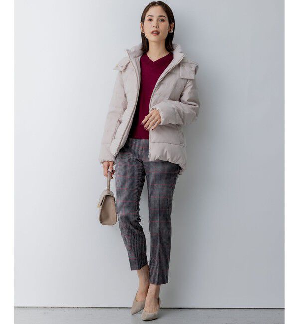 組曲「【洗える・2WAY】ライトタフタショートダウン」|ダウン|