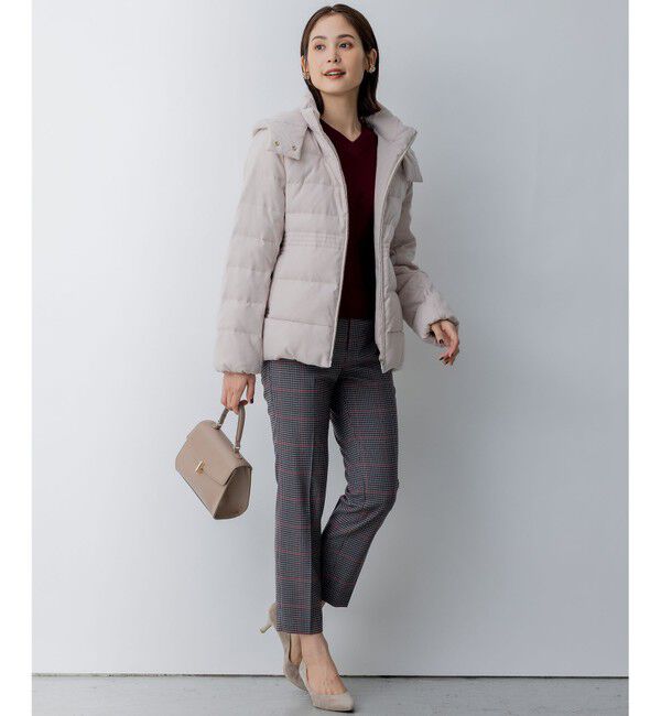 組曲「【洗える・2WAY】ライトタフタショートダウン」|ダウン|