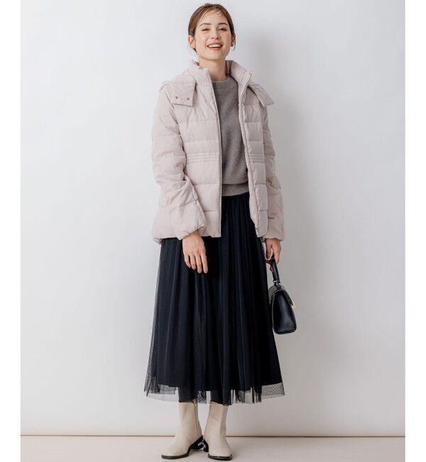 組曲「【洗える・2WAY】ライトタフタショートダウン」|ダウン|