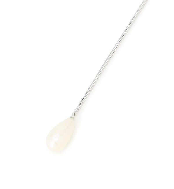 23区「【APPLAUDIR】ガラスパール チェーンコンビ ネックレス」|ネックレス|