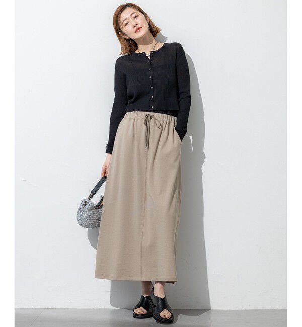 23区「【SLOW/一部店舗限定】シアーサマー リブ カーディガン」|カーディガン|