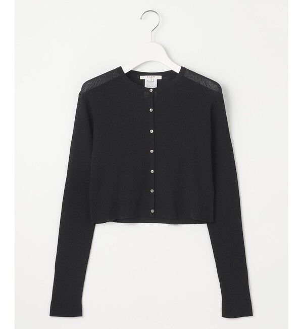 23区「【SLOW/一部店舗限定】シアーサマー リブ カーディガン」|カーディガン|