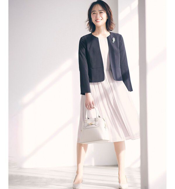 any SiS「【洗える】フェミニンプリーツ ワンピース」|ワンピース|