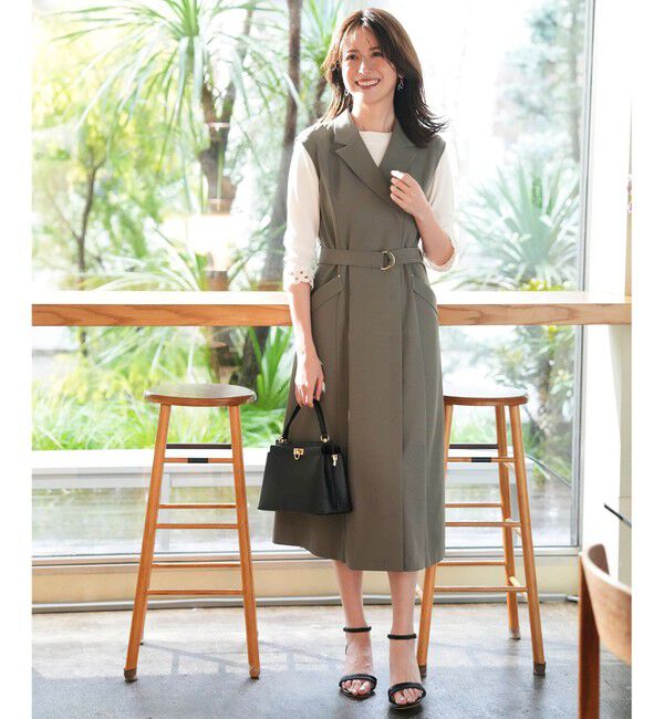 ANY SIS「【2WAY】テーラードジレ ワンピース」|ワンピース|