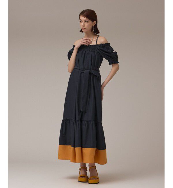 Diagram「ギャザーロングワンピース」|ワンピース|