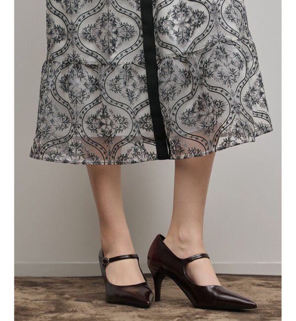 GRACE CONTINENTAL「オーナメント刺繍フレアワンピース」|ワンピース|