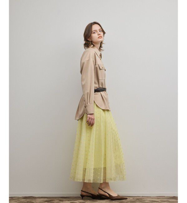 Diagram「フロッキードットプリーツスカート」|スカート|