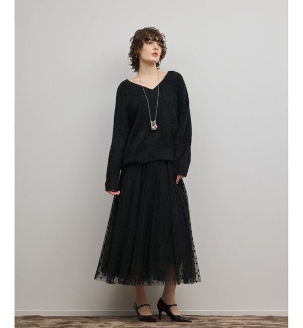 Diagram「フロッキードットプリーツスカート」|スカート|