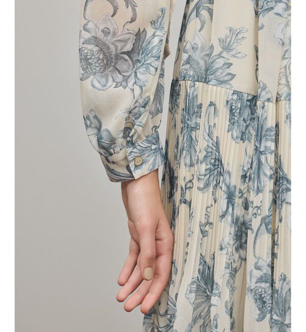 Diagram「フラワープリントプリーツワンピース」|ワンピース|