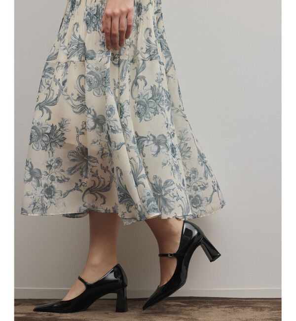 Diagram「フラワープリントプリーツワンピース」|ワンピース|