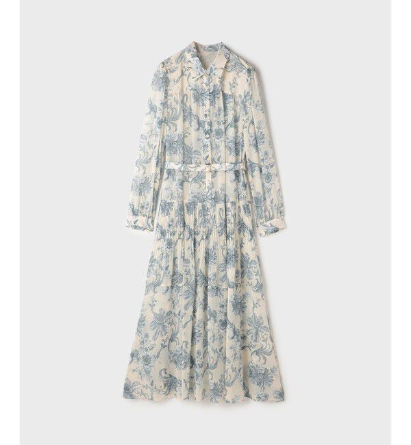 Diagram「フラワープリントプリーツワンピース」|ワンピース|