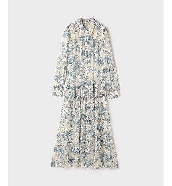 Diagram「フラワープリントプリーツワンピース」|ワンピース|