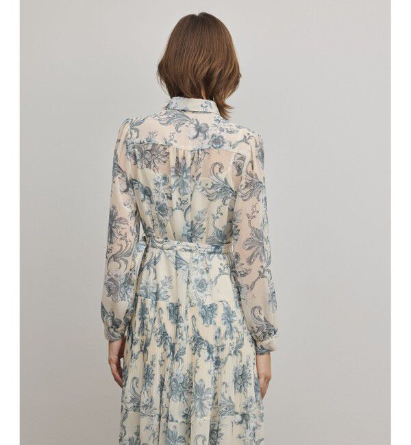 Diagram「フラワープリントプリーツワンピース」|ワンピース|