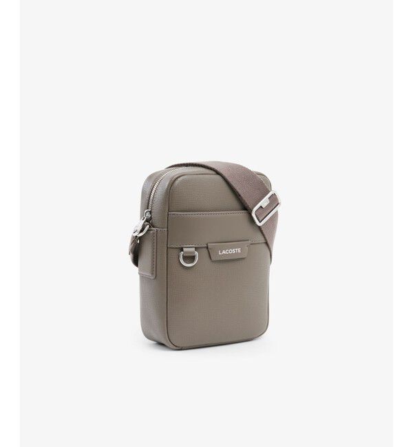 LACOSTE「オシアン レザーサッチェルバッグ」|ショルダー・メッセンジャー|