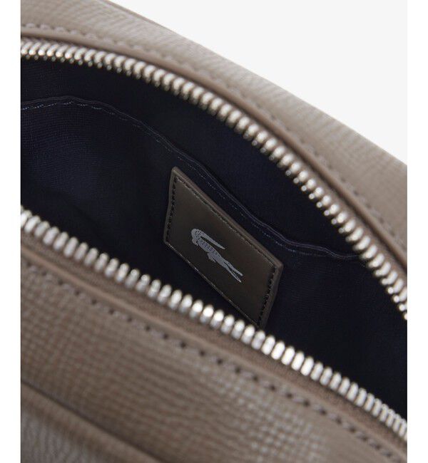 LACOSTE「オシアン レザーサッチェルバッグ」|ショルダー・メッセンジャー|