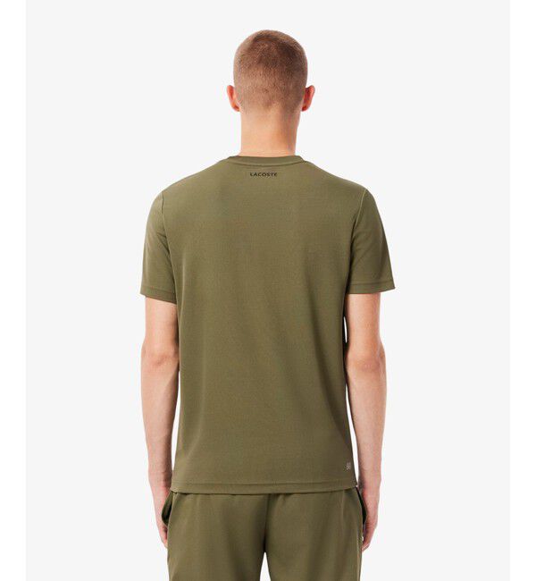 LACOSTE「ラケットグラフィックウルトラドライTシャツ」|Tシャツ・カットソー|