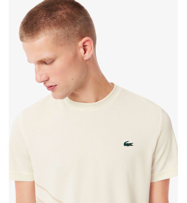 LACOSTE「ラケットグラフィックウルトラドライTシャツ」|Tシャツ・カットソー|