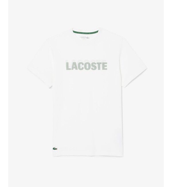 LACOSTE「ブランドネームロゴプリントウルトラドライTシャツ」|Tシャツ・カットソー|