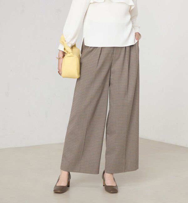 NOLLEY'S「《セットアップ対応》ストレッチツイルワイドパンツ」|その他|