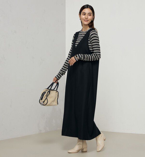 NOLLEY'S「《セットアップ対応》ウォッシャブル両面起毛2WAYワンピース」|ワンピース|