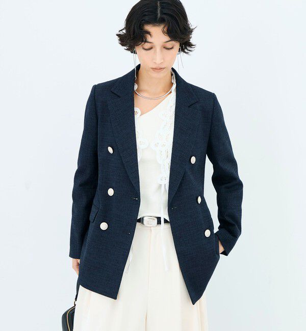 NOLLEY'S「スラブダブルジャケット」|テーラードジャケット|