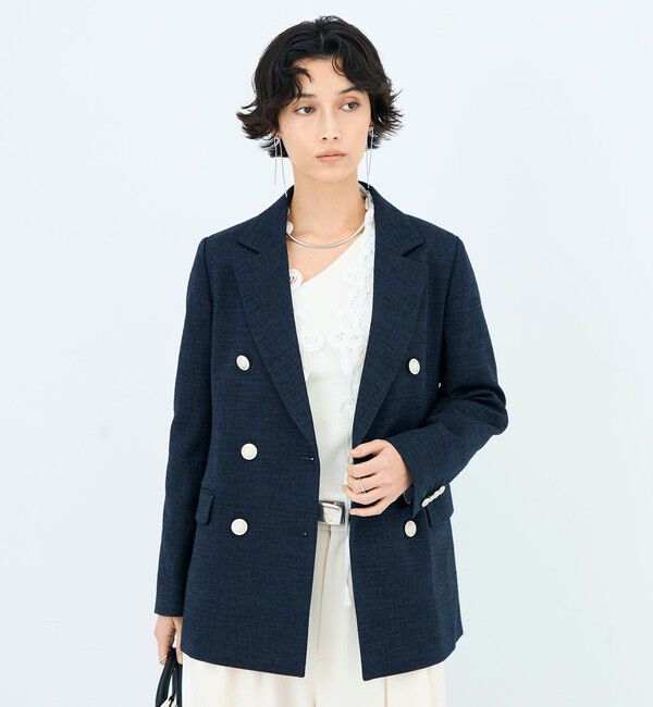 NOLLEY'S「スラブダブルジャケット」|テーラードジャケット|