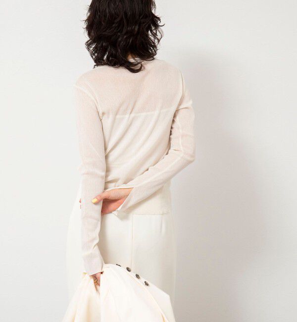 NOLLEY'S sophi「ウォッシャブルラメチュールロンＴ」|Tシャツ・カットソー|