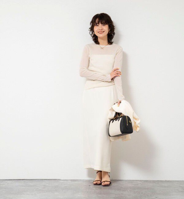 NOLLEY'S sophi「ウォッシャブルラメチュールロンＴ」|Tシャツ・カットソー|