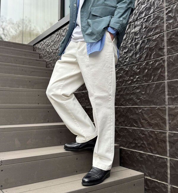 NOLLEY'S goodman「デニムストレッチ ワイドジャスト丈PT 26SS」|デニム|