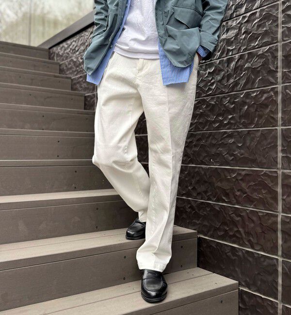 NOLLEY'S goodman「デニムストレッチ ワイドジャスト丈PT 26SS」|デニム|