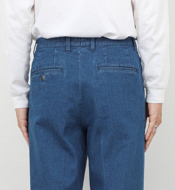 NOLLEY'S goodman「デニムストレッチ ワイドジャスト丈PT 26SS」|デニム|