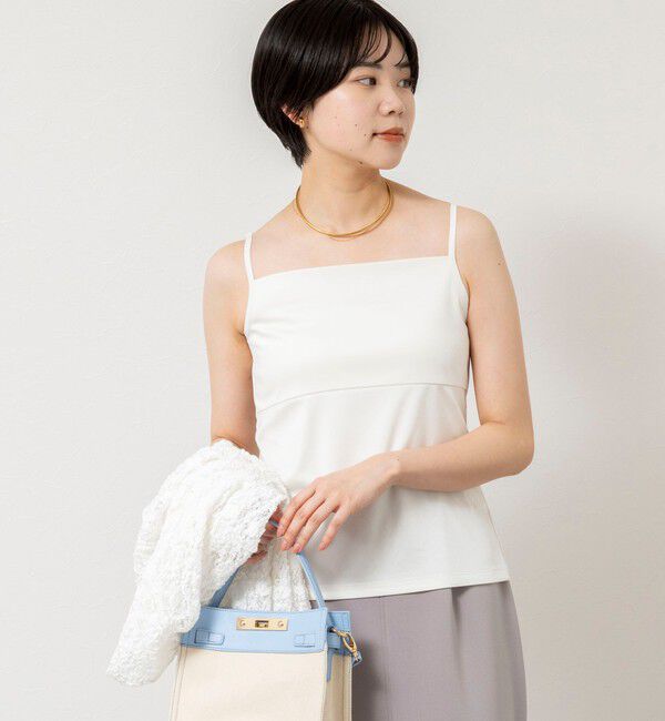 NOLLEY'S sophi「ウォッシャブルアジャスター付サテンスムースキャミ」|キャミソール|