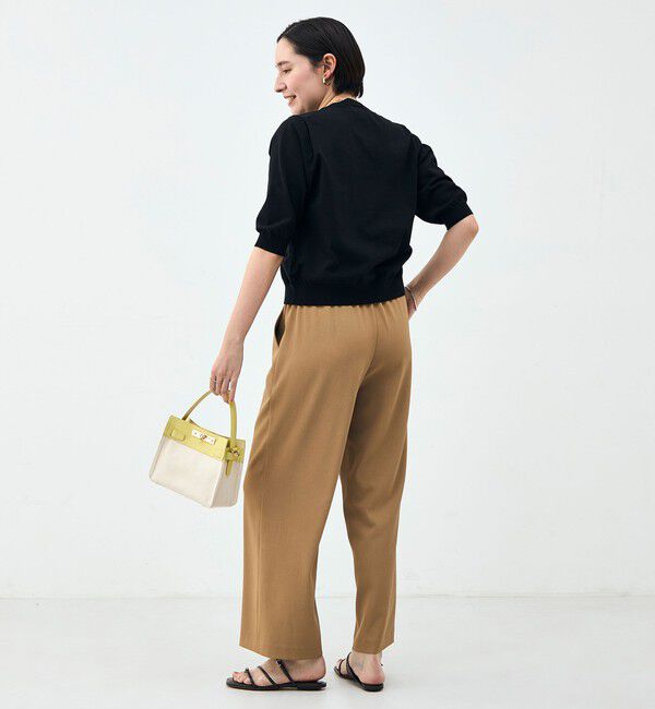 NOLLEY'S「《手洗い可能》コットンテックス6分袖カーディガン」|カーディガン|