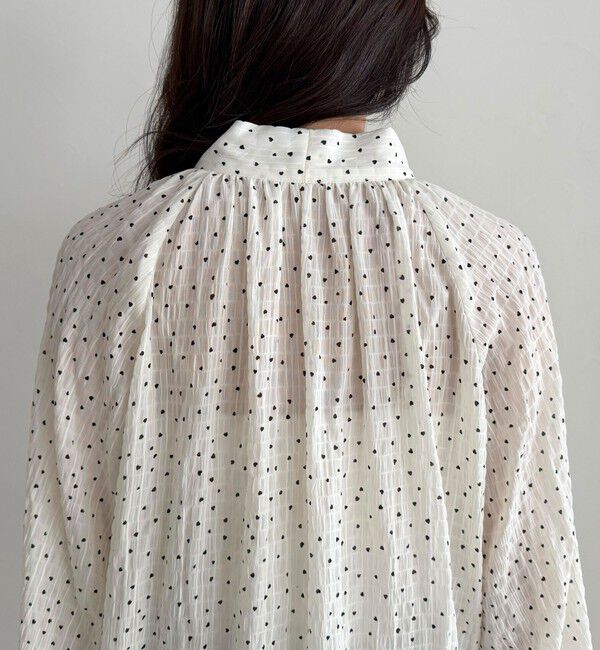 fredy emue「ハートドットボウタイブラウス」|シャツ・ブラウス|