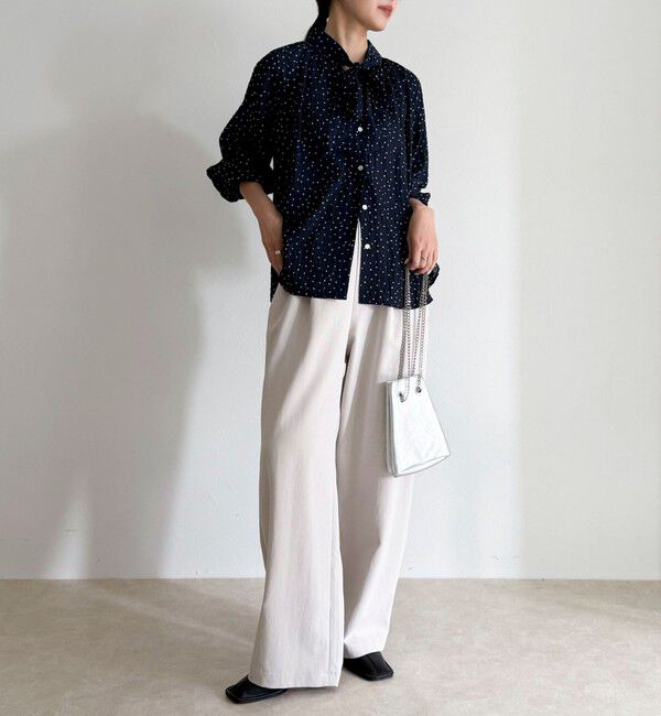 fredy emue「ハートドットボウタイブラウス」|シャツ・ブラウス|