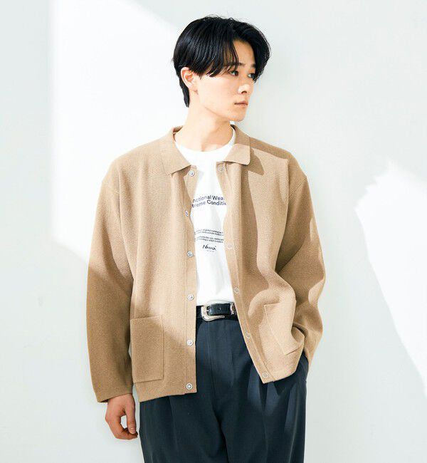 GLOSTER「【品よく羽織れる】COACH KNITカーデ」|カーディガン|