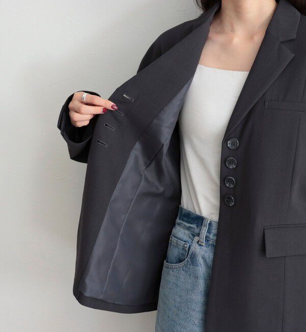 fredy emue「シングルオーバーテーラードジャケット」|テーラードジャケット|