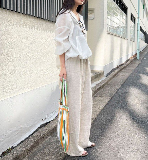 fredy emue「【大人気リバイバル】シアーフーディシャツブルゾン」|シャツ・ブラウス|