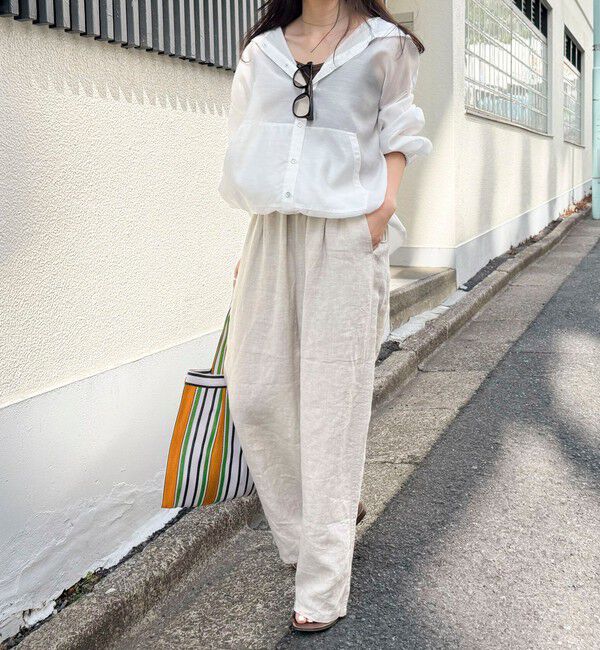 fredy emue「【大人気リバイバル】シアーフーディシャツブルゾン」|シャツ・ブラウス|