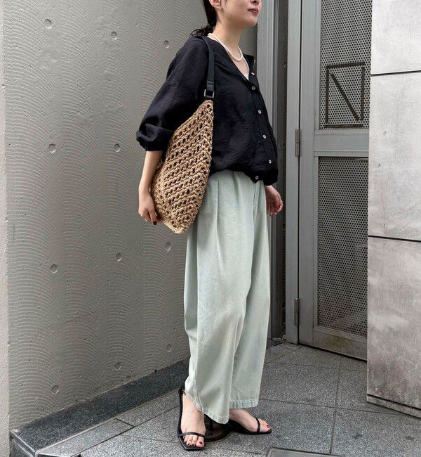 fredy emue「【大人気リバイバル】シアーフーディシャツブルゾン」|シャツ・ブラウス|