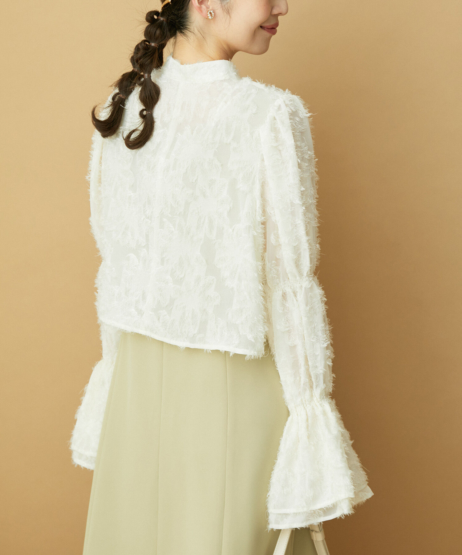 VIS「【VIS DRESS】シャーリングボレロセットワンピース」|ワンピース|